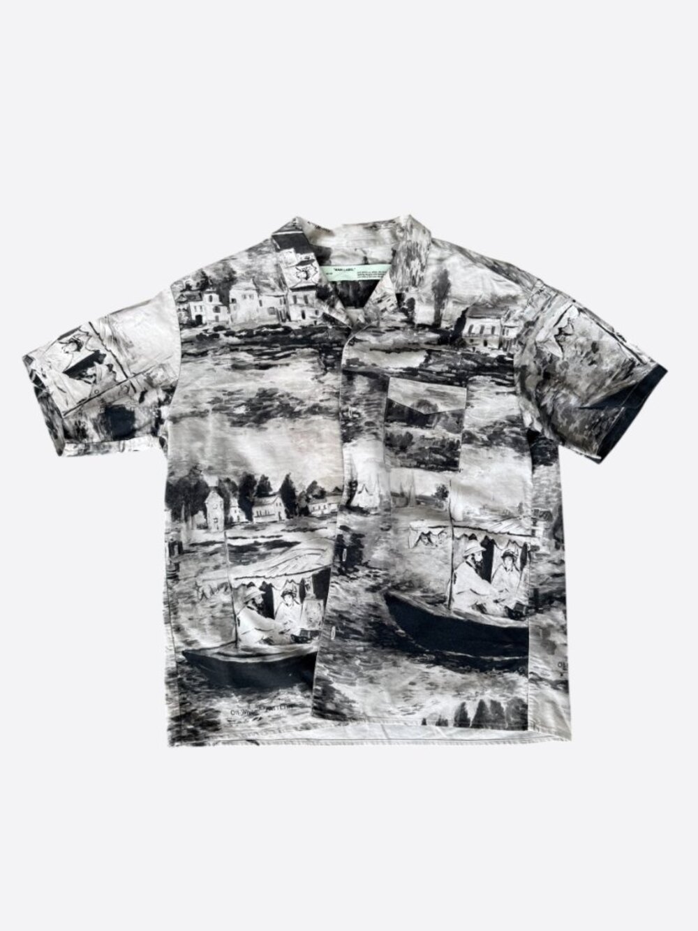 Off White White Lake Holiday Button Up Shirt